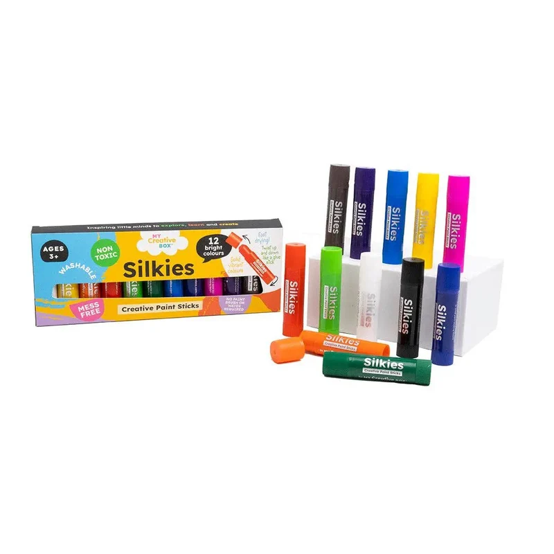 Bâtonnets de peinture Silkies Lot de 12 - My Creative Box