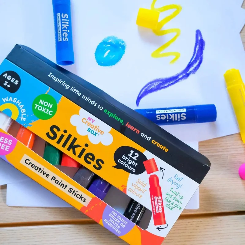 Bâtonnets de peinture Silkies Lot de 12 - My Creative Box