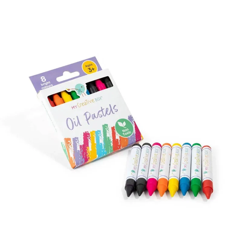 Pastels à l'huile Ensemble de 8 pièces non toxiques - My Creative Box