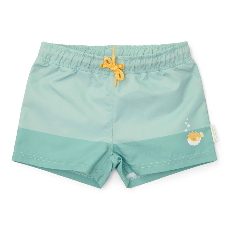 Badehose Seashells Surf Blue | Little Dutch