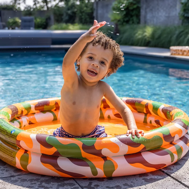 Piscine pour bébé - imprimé Camouflage, 100 cm - Swim Essentials