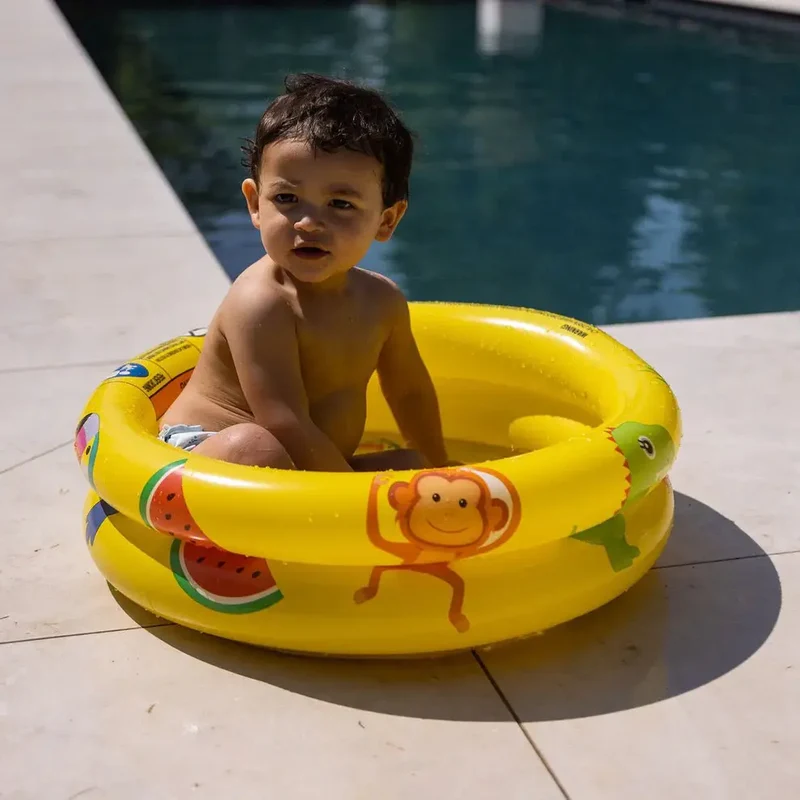 Piscine à imprimé safari - jaune, 60 cm - Swim Essentials