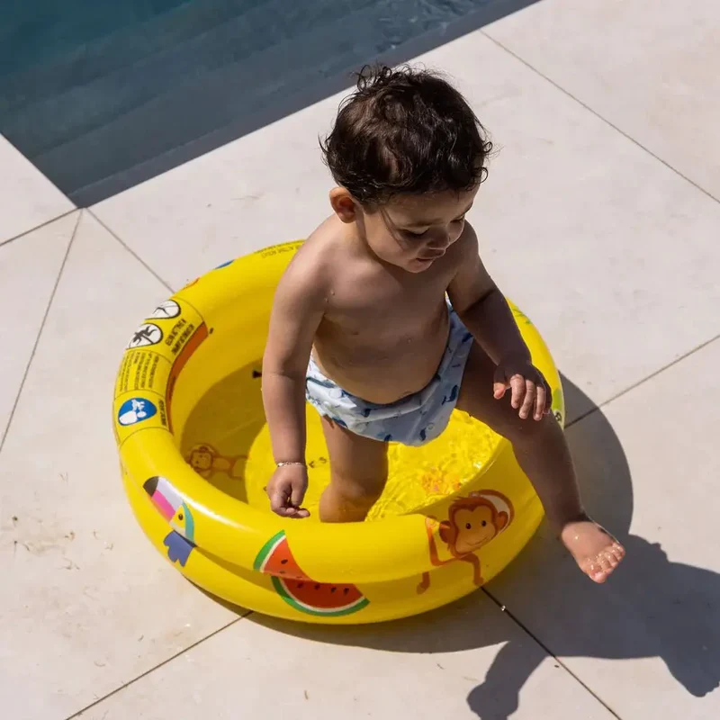 Piscine à imprimé safari - jaune, 60 cm - Swim Essentials