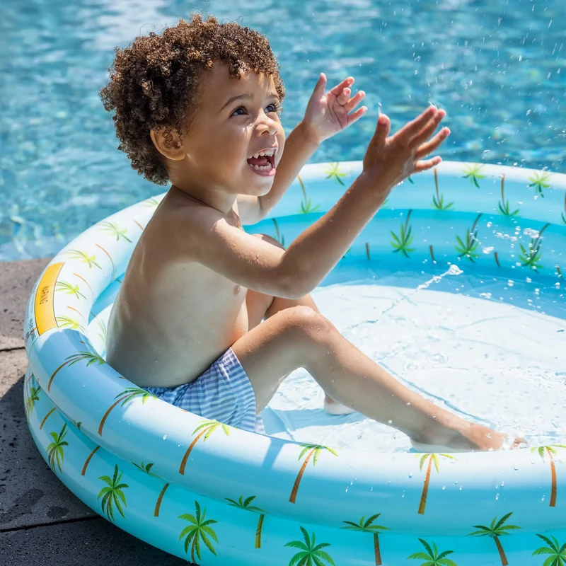 Piscine pour enfant à imprimé palmier - 100cm - Swim Essentials