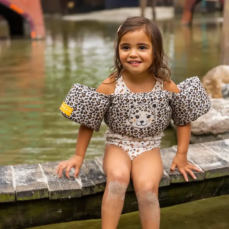 Brassards de natation à imprimé léopard ( 2 à 6 ans ) - Swim Essentials