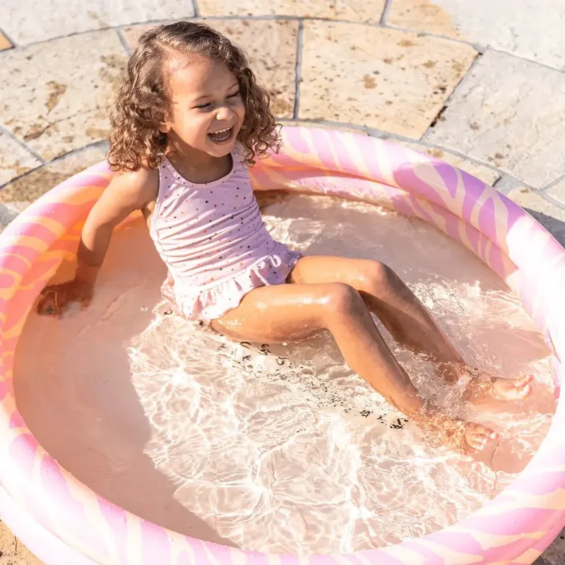 Piscine à imprimé Zèbre - rose, 100 cm - Swim Essentials