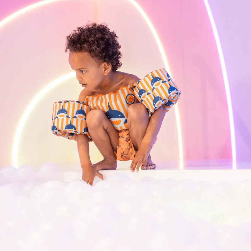 Brassards de natation requin - 2 à 6 ans, gilet - Swim Essentials