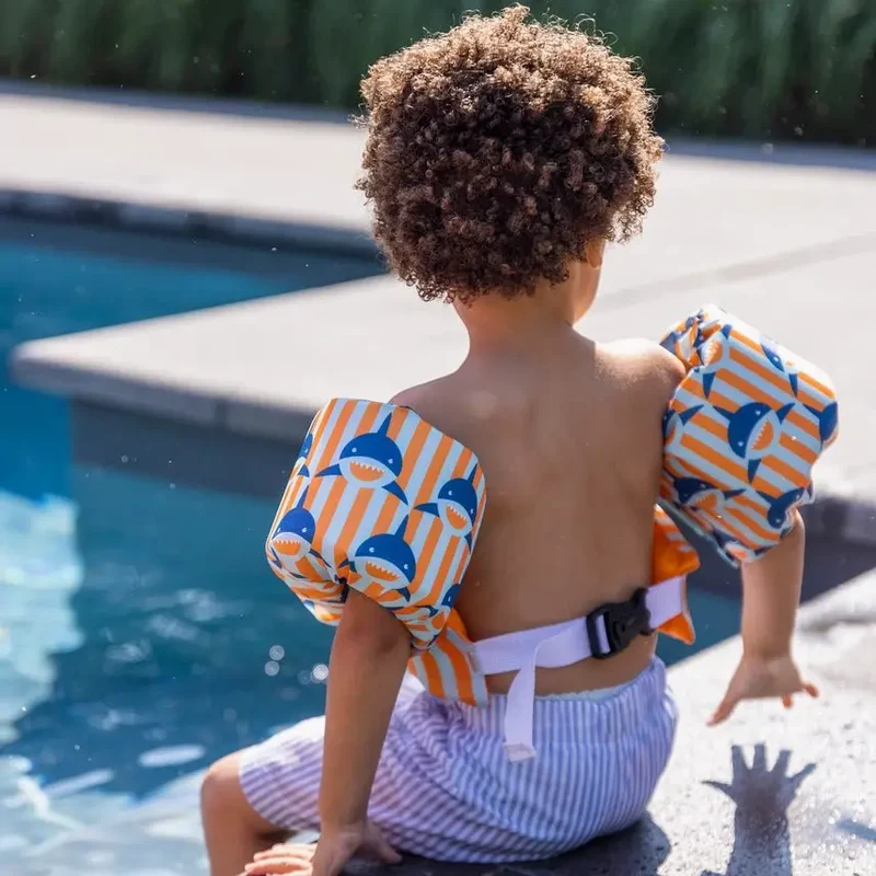 Brassards de natation requin - 2 à 6 ans, gilet - Swim Essentials