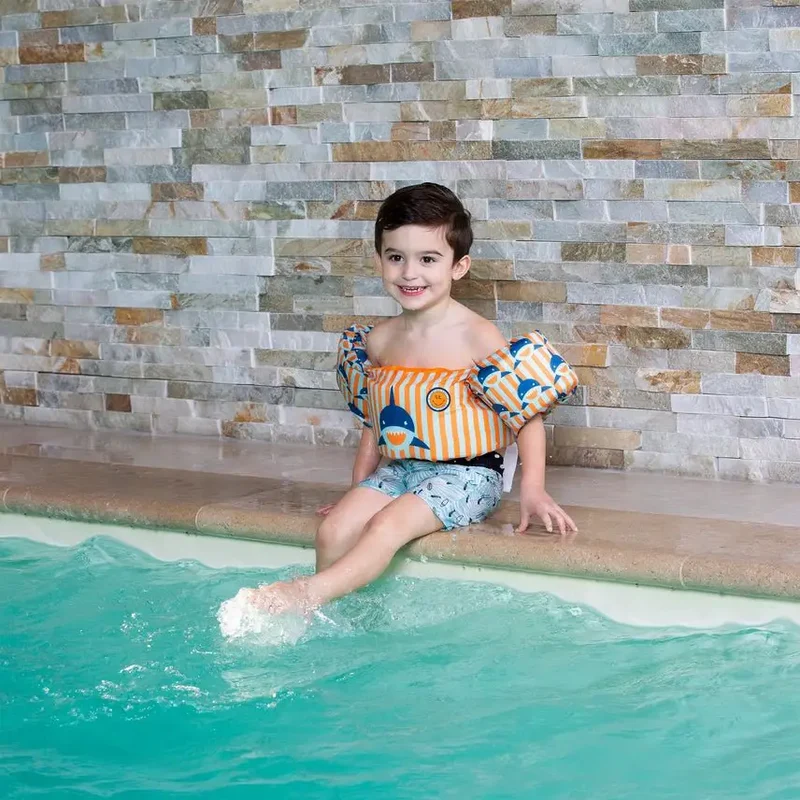 Brassards de natation requin - 2 à 6 ans, gilet - Swim Essentials