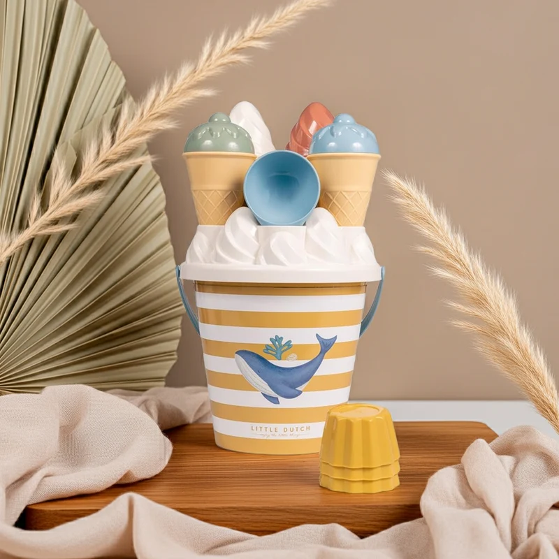 Little Dutch Eimer-Set Eiscreme Ocean Dreams Blau – ab 18 Monaten