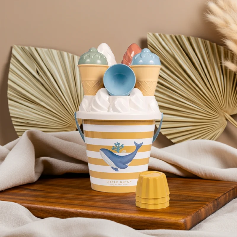 Little Dutch Eimer-Set Eiscreme Ocean Dreams Blau – ab 18 Monaten