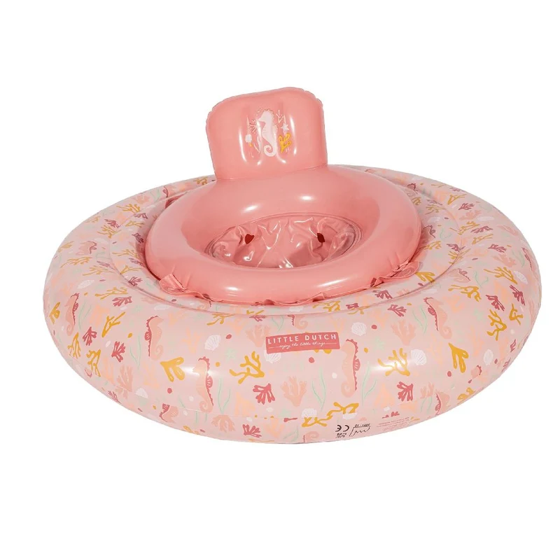 Baby-Schwimmsitz Ocean Dreams Pink 67 cm | Little Dutch