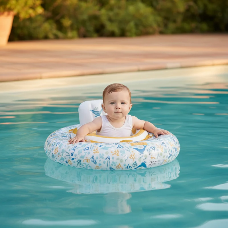 Baby-Schwimmsitz Ocean Dreams Blue 67 cm | Little Dutch