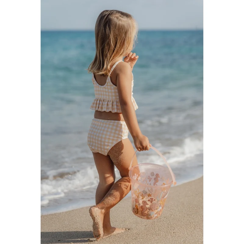 Strandeimer für Kinder ab 18 Monaten – Sandspielzeug in Pink