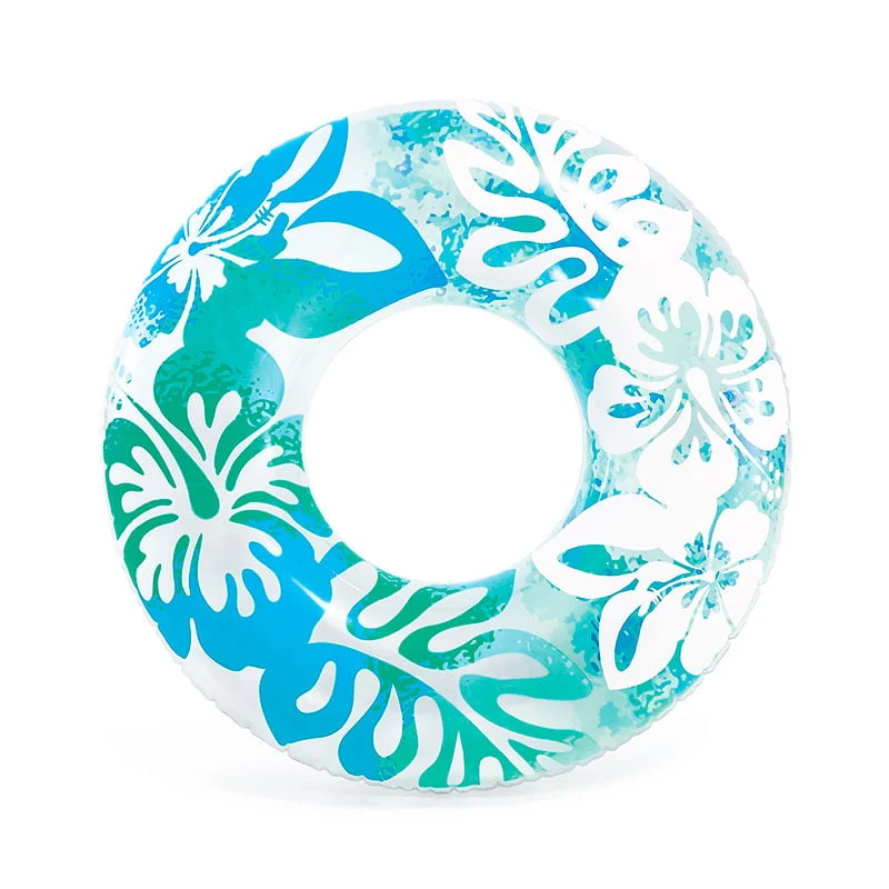 Tube de nage fleuris