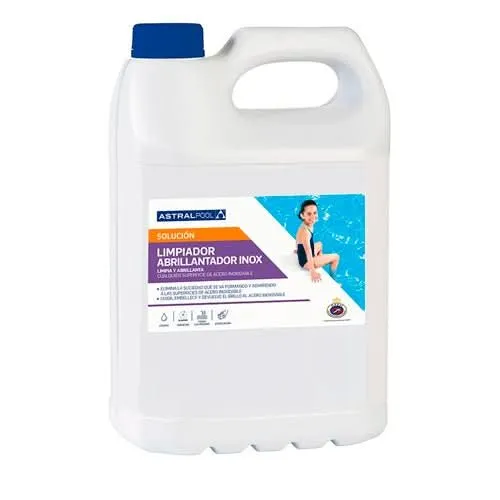 Astralpool – Limpiador abrillantador inox 5 L para piscina