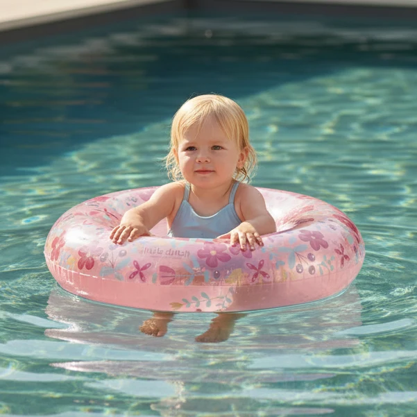 Schwimmring Kinder Pink Flowers 50 cm – ab 3 Jahren