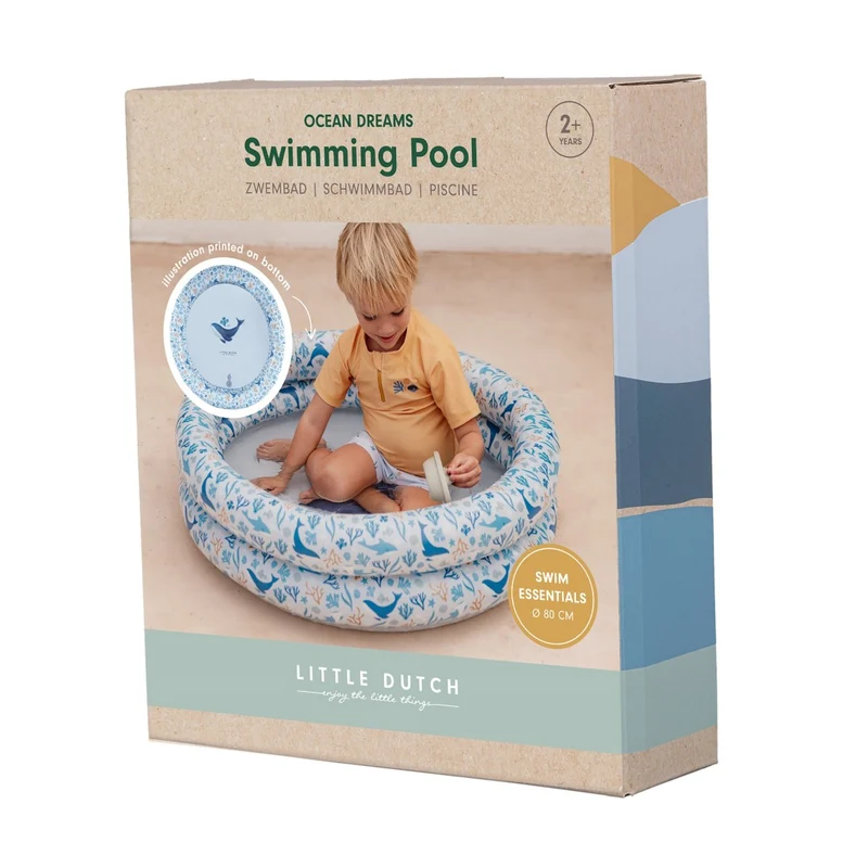 Planschbecken Ocean Dreams Blue 80 cm – ab 2 Jahren
