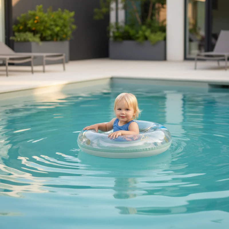 Schwimmring Fresh Greens Grün 50 cm – ab 3 Jahren