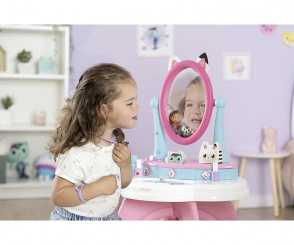 Gabby's Poppenhuis 2in1 Kaptafel met Kruk