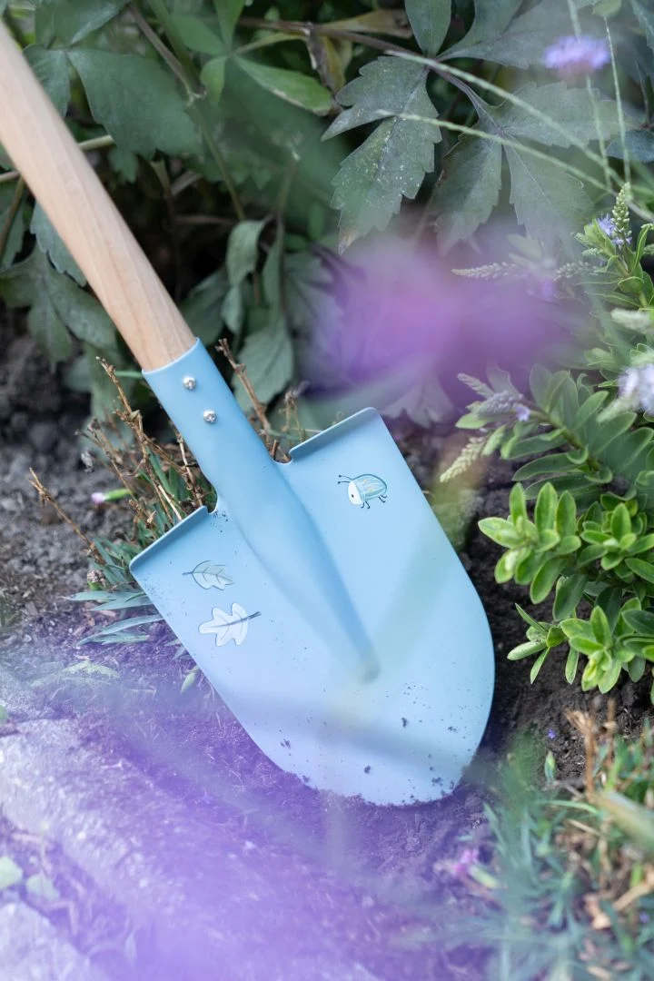 Personalisierte Kinderschaufel Forest Friends Blau – ab 3 Jahren