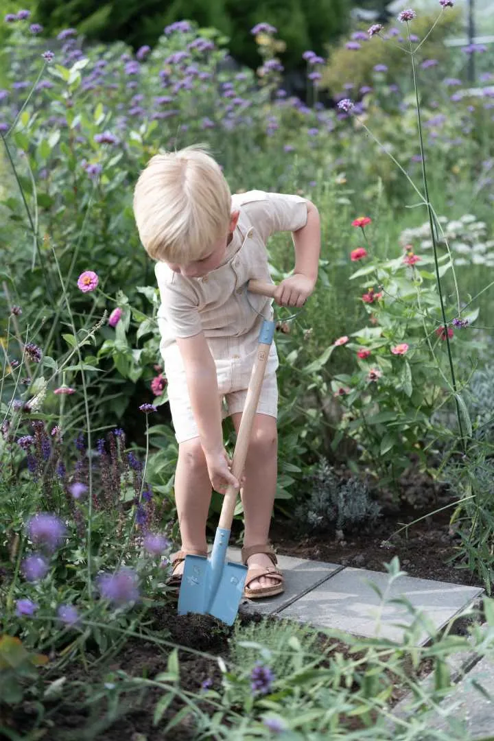 Personalisierte Kinderschaufel Forest Friends Blau – ab 3 Jahren