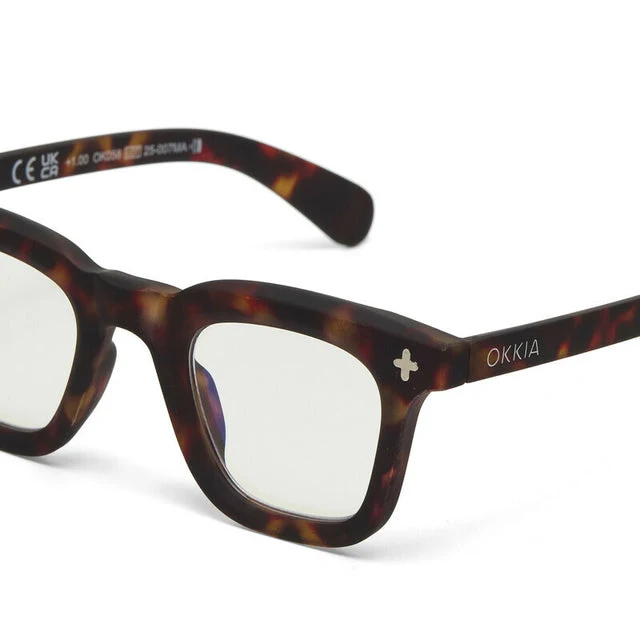 Occhiali da lettura unisex Modello Firenze +2.5 Avana OKKIA