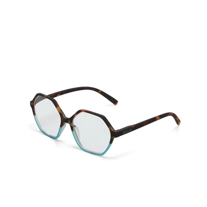 Occhiali da Lettura Modello Venezia +1.00 Avana e Blu OKKIA