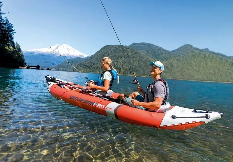 Intex Excursion Pro K2 Opblaasbare Kajak - 2 Personen