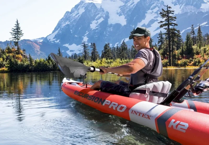 Intex Excursion Pro K2 Opblaasbare Kajak - 2 Personen