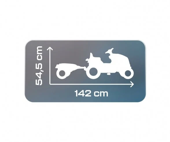 Smoby Farmer XL traptractor met aanhanger - Groen