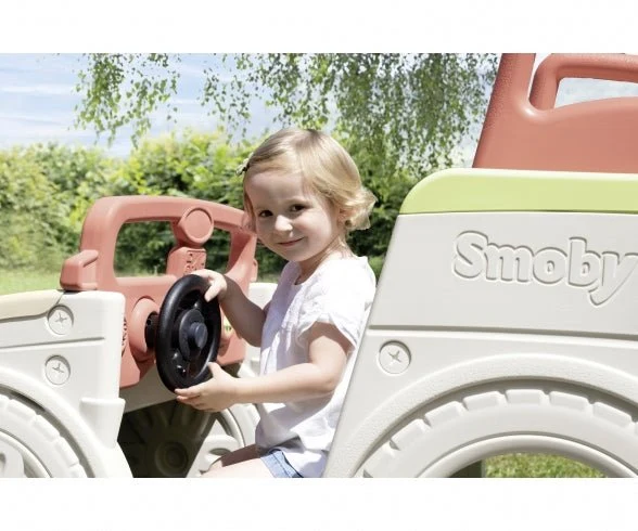 Smoby Adventure Car met glijbaan en zandbak