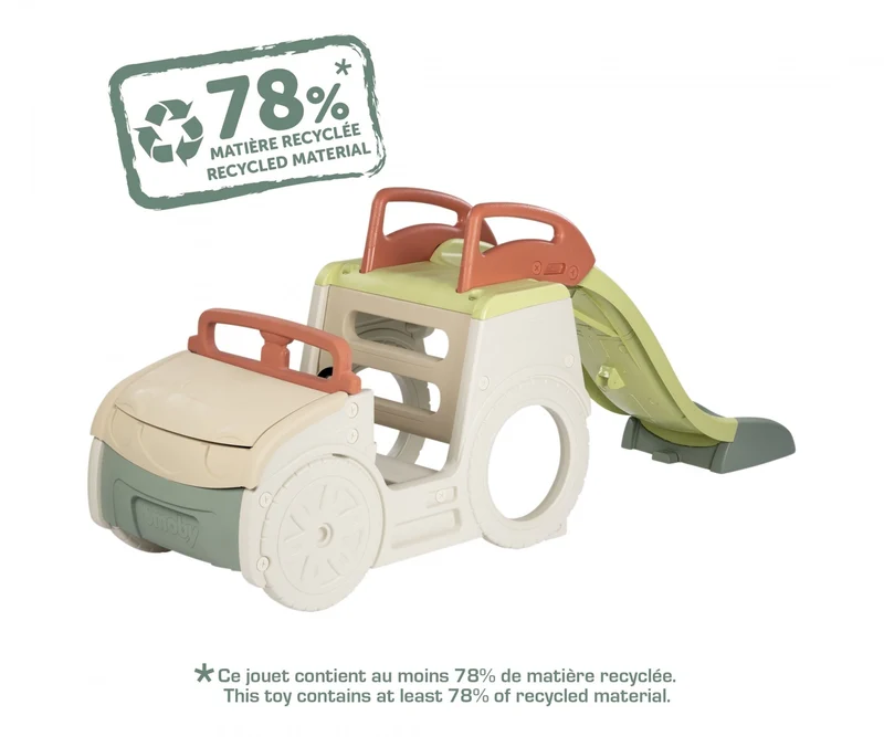 Smoby Adventure Car met glijbaan en zandbak