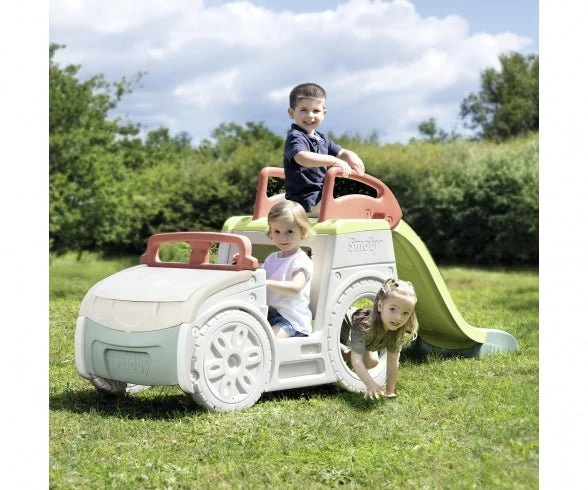 Smoby Adventure Car met glijbaan en zandbak