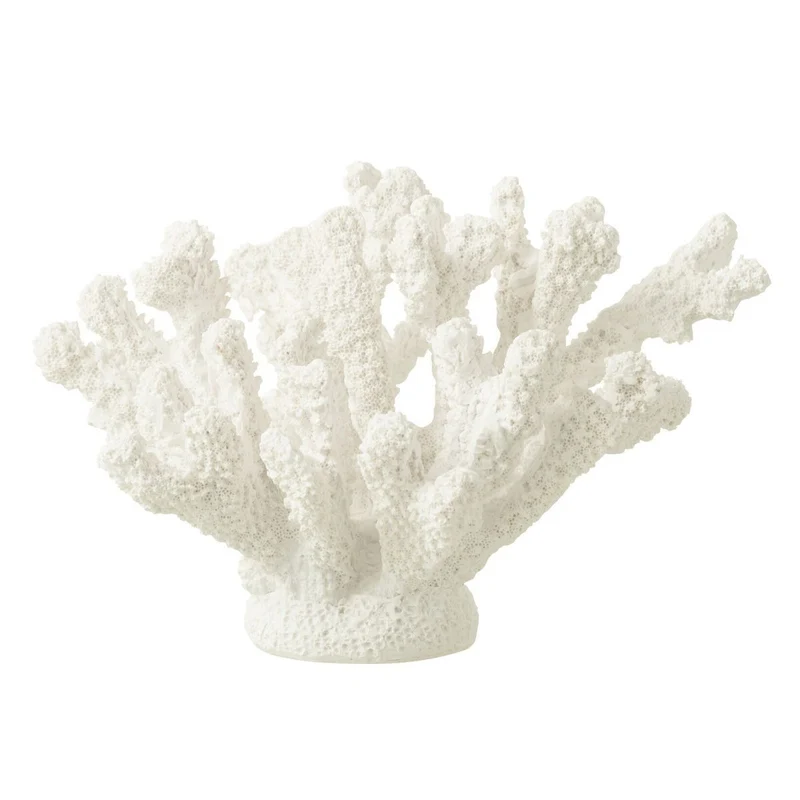Corallo decorativo Evasion 19 cm bianco J-Line