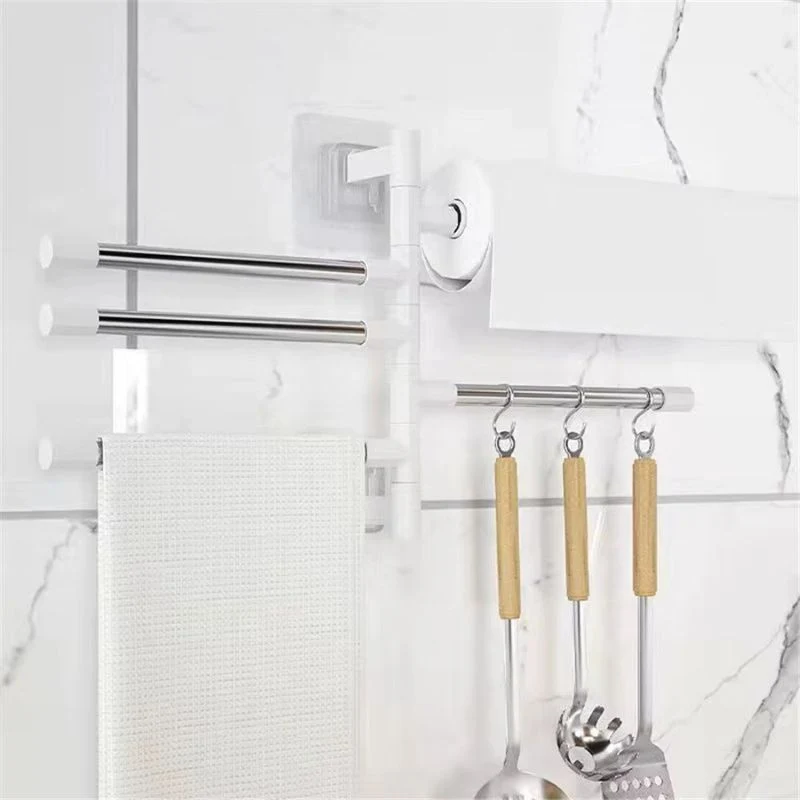 TowelMate - Vægmonteret håndklædekrog med roterbart design