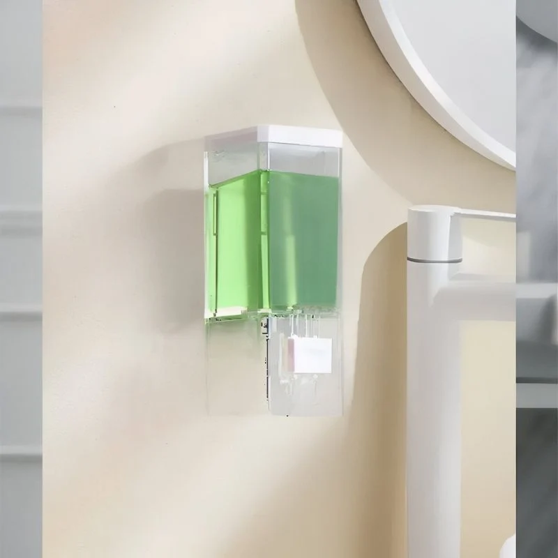 SoapCraft - Vægmonteret sæbedispenser med rektangulær form