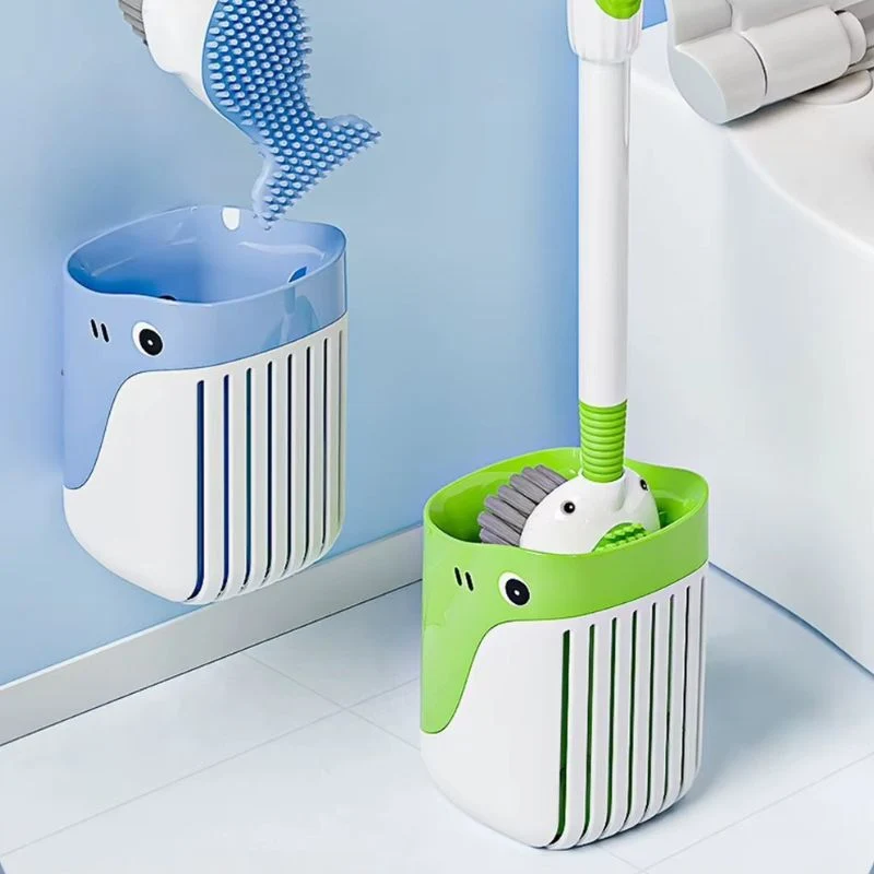 BrushTide - Vægmonteret børsteholder med fiske-design