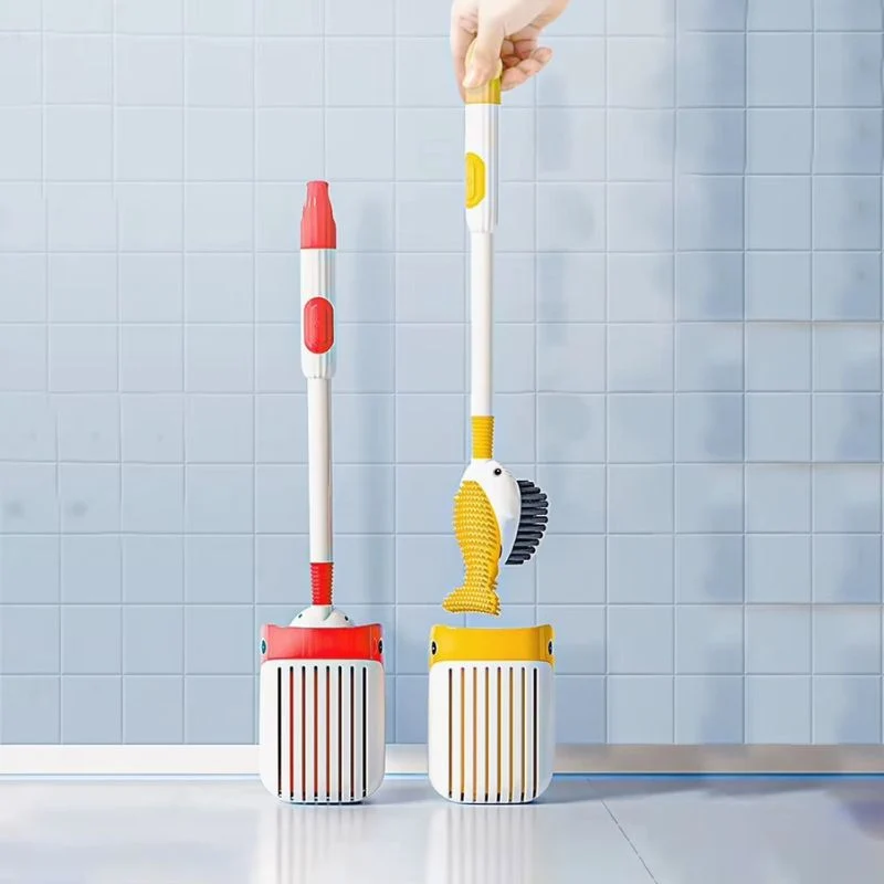 BrushTide - Vægmonteret børsteholder med fiske-design