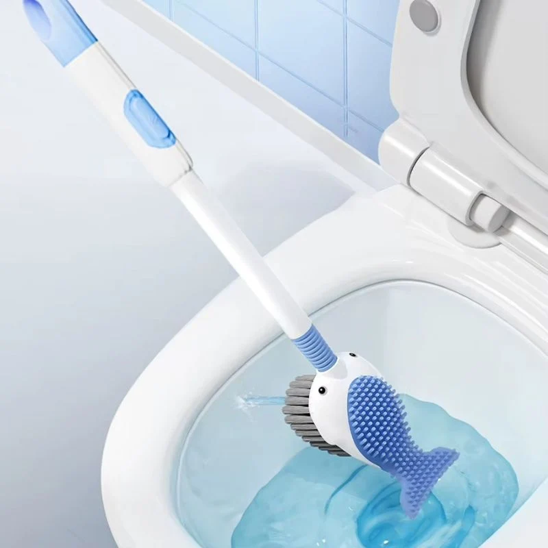 BrushTide - Vægmonteret børsteholder med fiske-design