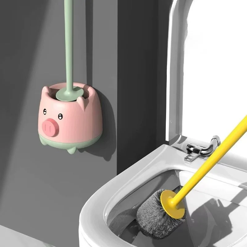 BrushHog - Væghængt børste med gris inspireret design