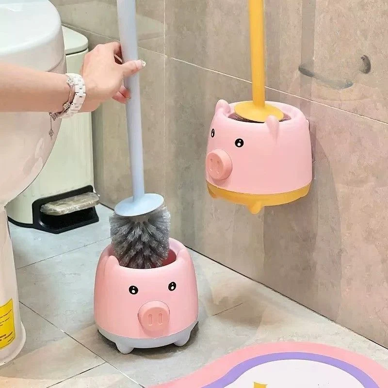 BrushHog - Væghængt børste med gris inspireret design