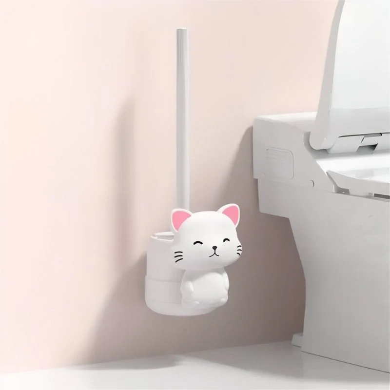 BrushPaw - Vægmonteret børsteholder med katteinspireret design