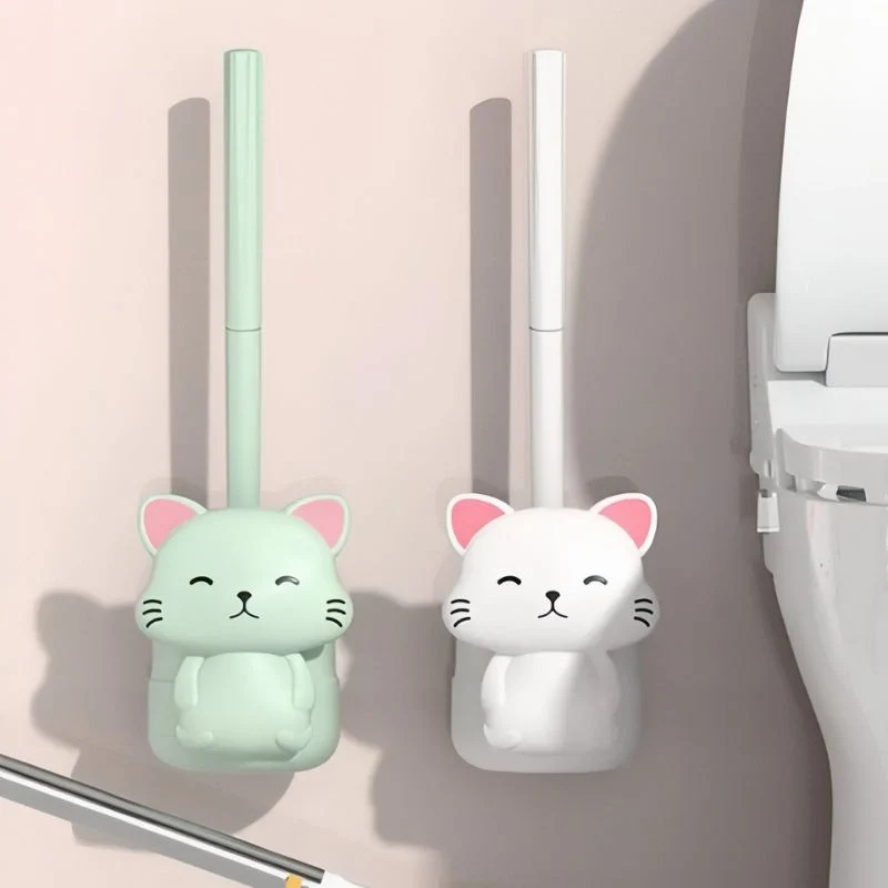 BrushPaw - Vægmonteret børsteholder med katteinspireret design