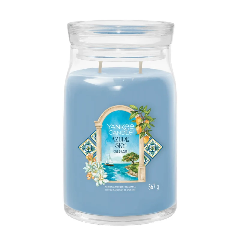 CANDELA GIARA GRANDE SIGNATURE AZURE SKY - YANKEE CANDLE