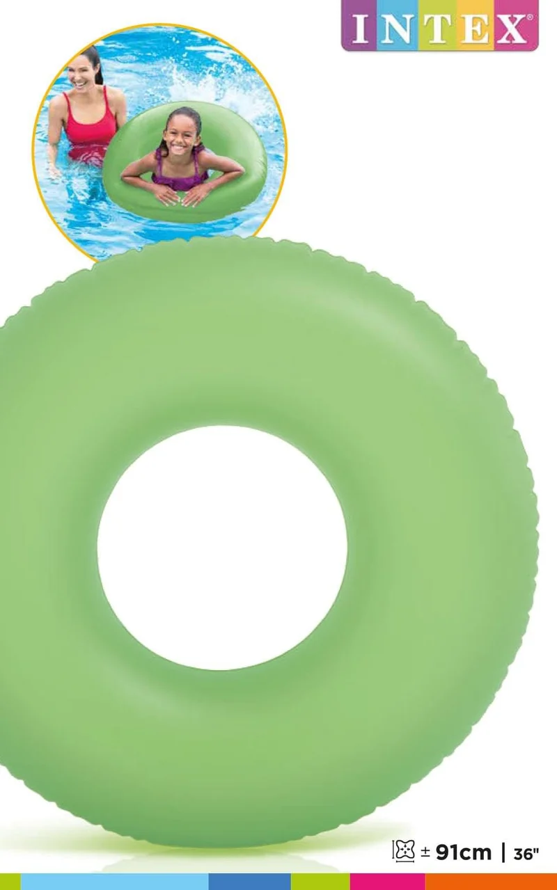 Intex zwemband Neon frost Ø 91cm - Groen