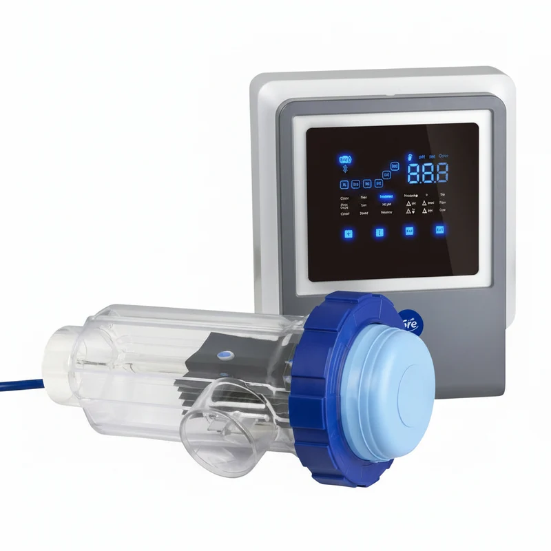 Gre Clorador salino con control pH para piscinas Clorador salino para piscina