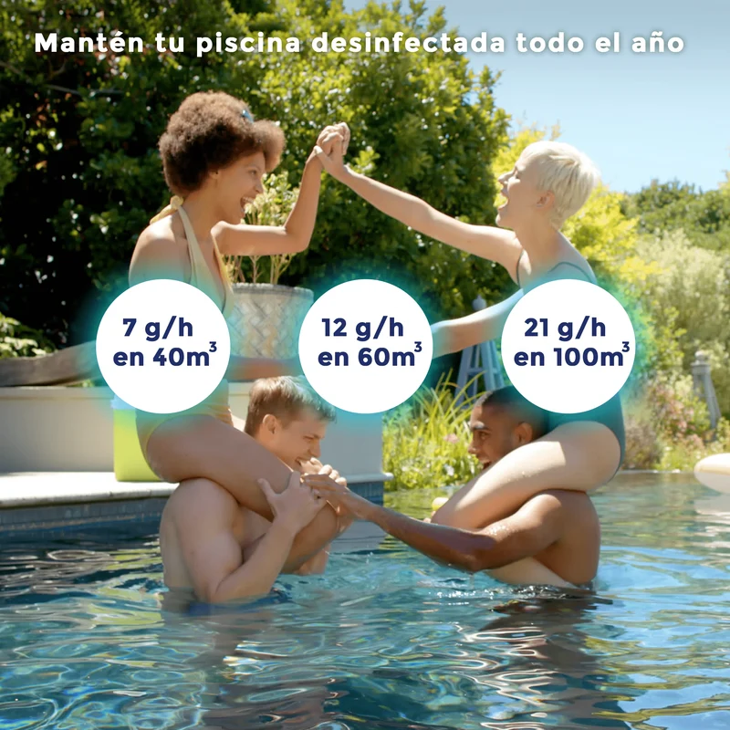Gre Clorador salino con control pH para piscinas Clorador salino para piscina