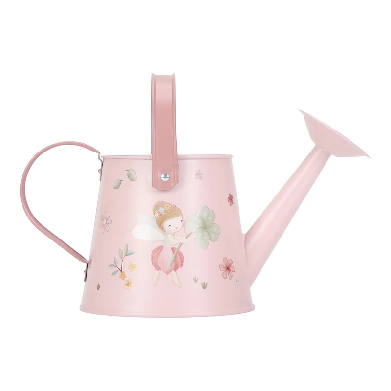 Kinder-Gießkanne Fairy Garden Rosa aus Metall ab 3 Jahren | Little Dutch