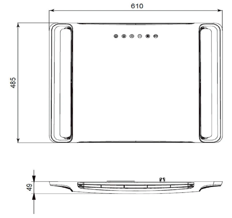 Tosot Shark Slim Inverter camper Airconditioner 2,5 kW met Wifi